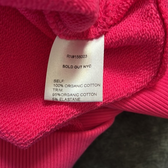 Limited Edition Sweatshirt Top with Puffed Sleeves NWOT - Picture 5 of 6